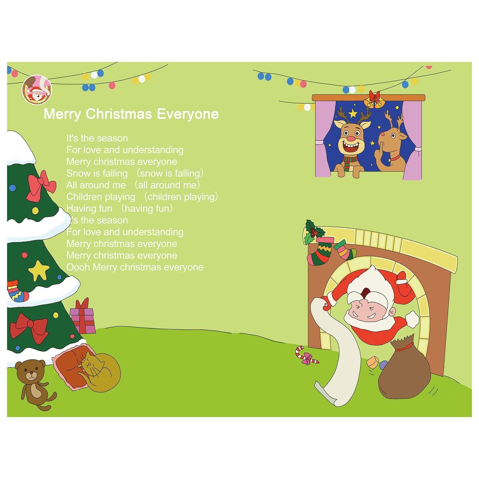 Baby Nursery Song - Interaktives Kinder-Soundbuch Feiertage 10 Lieder Weihnachtsschlaflieder