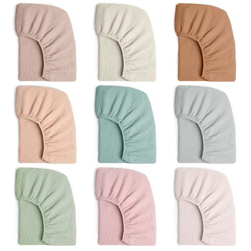 Baby Nursery Carpet - Weiche atmungsaktive Musselin Baumwolle Baby Spann