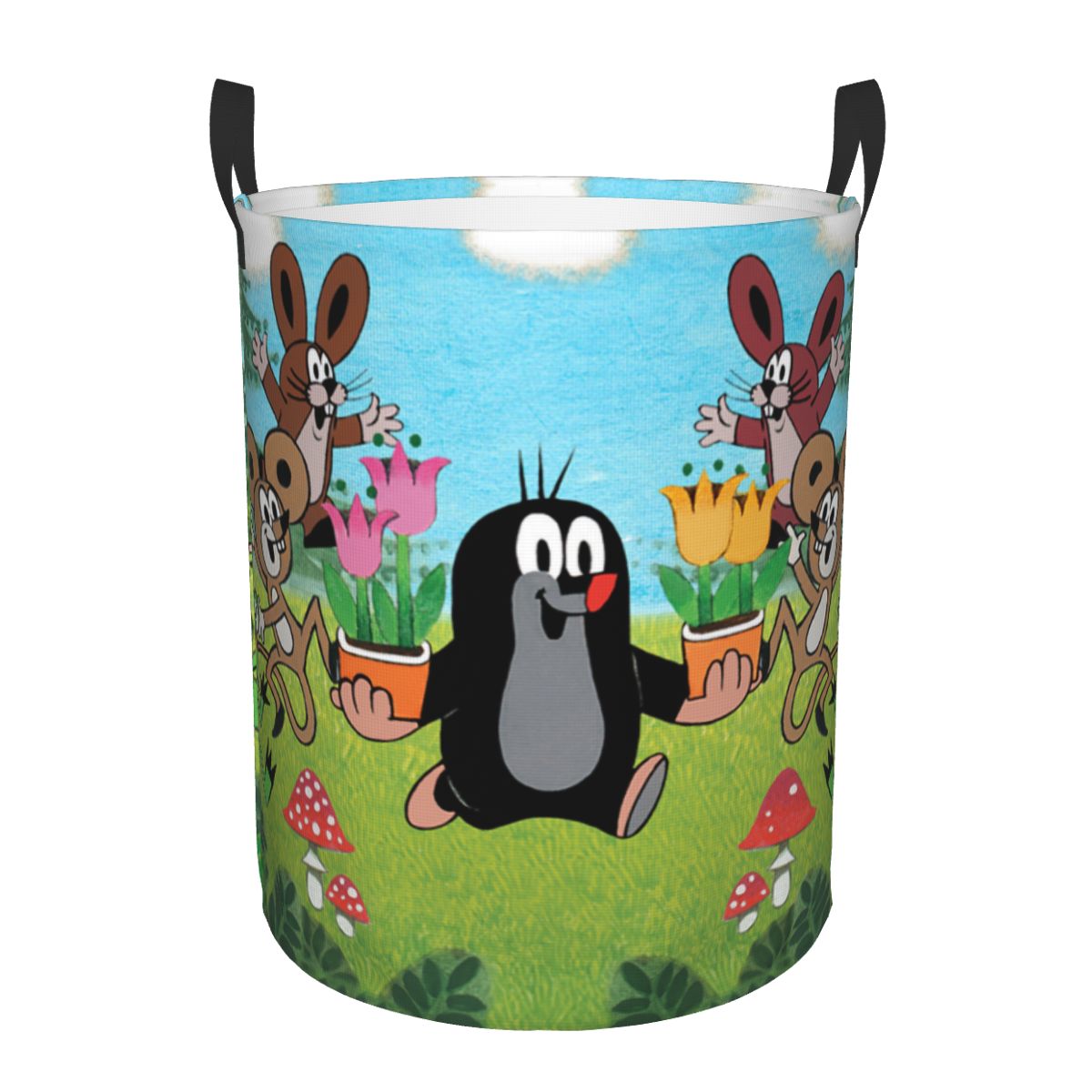 Baby Nursery Things - Happy Mole Wäsche korb zusammen klappbare