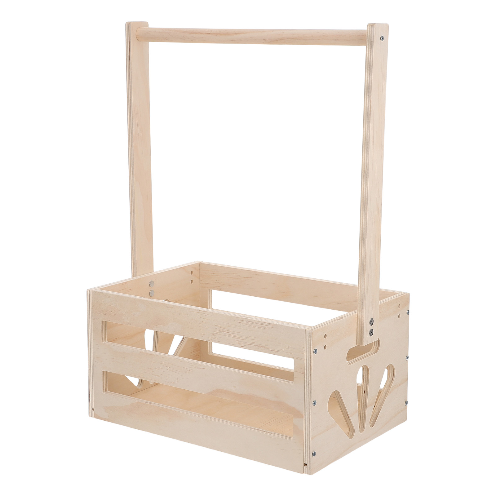 Baby Nursery Handles - Baby-Kinderzimmer-Aufbewahrungskorb mit Griff, Holz-Kleiderständer, Raum-Organizer für