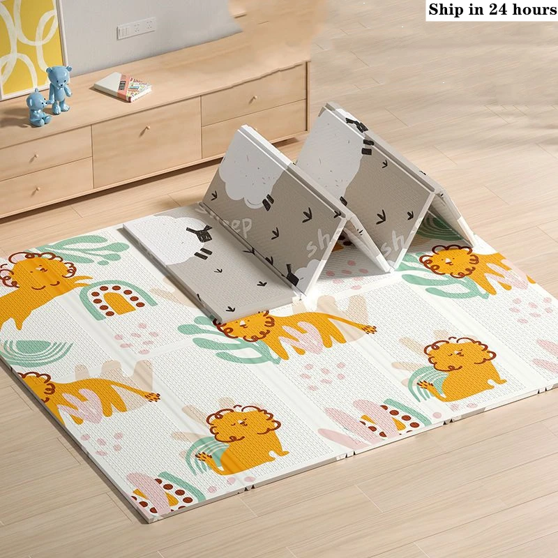 Baby Nursery Carpet - Baby-Spielmatten, faltbar, XPE-Puzzle-Matte, pädagogischer Kinderteppich im