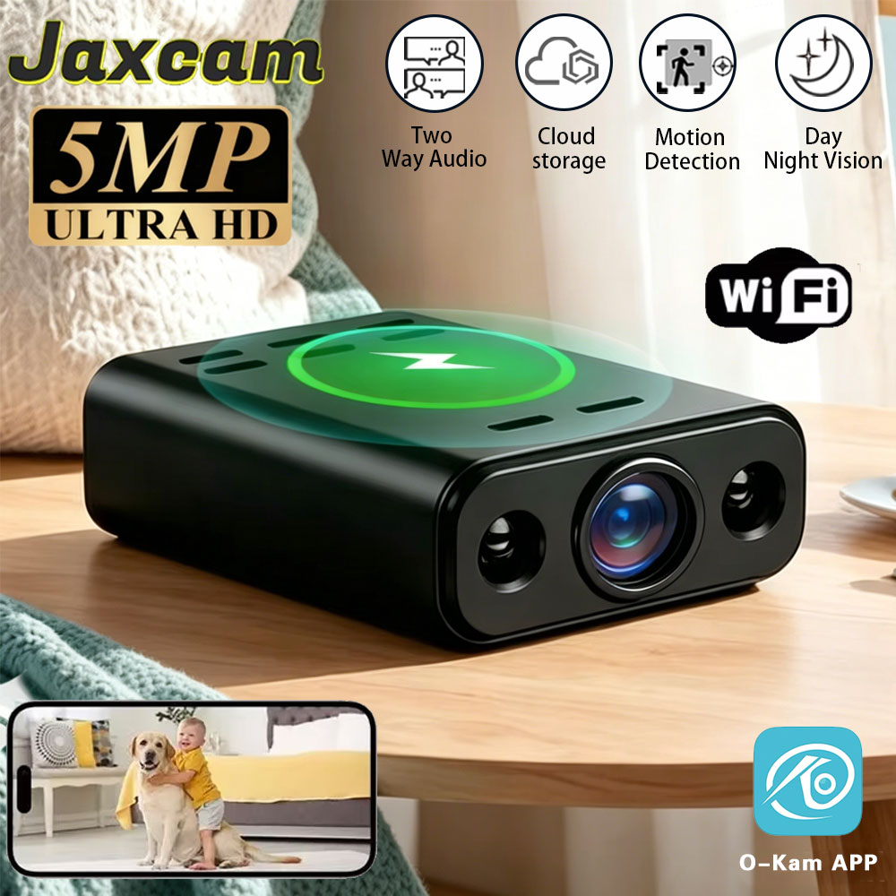 Baby Nursery Camera - 5MP Indoor Mini-Sicherheitskamera 2,4G WLAN 2-Wege-Audio