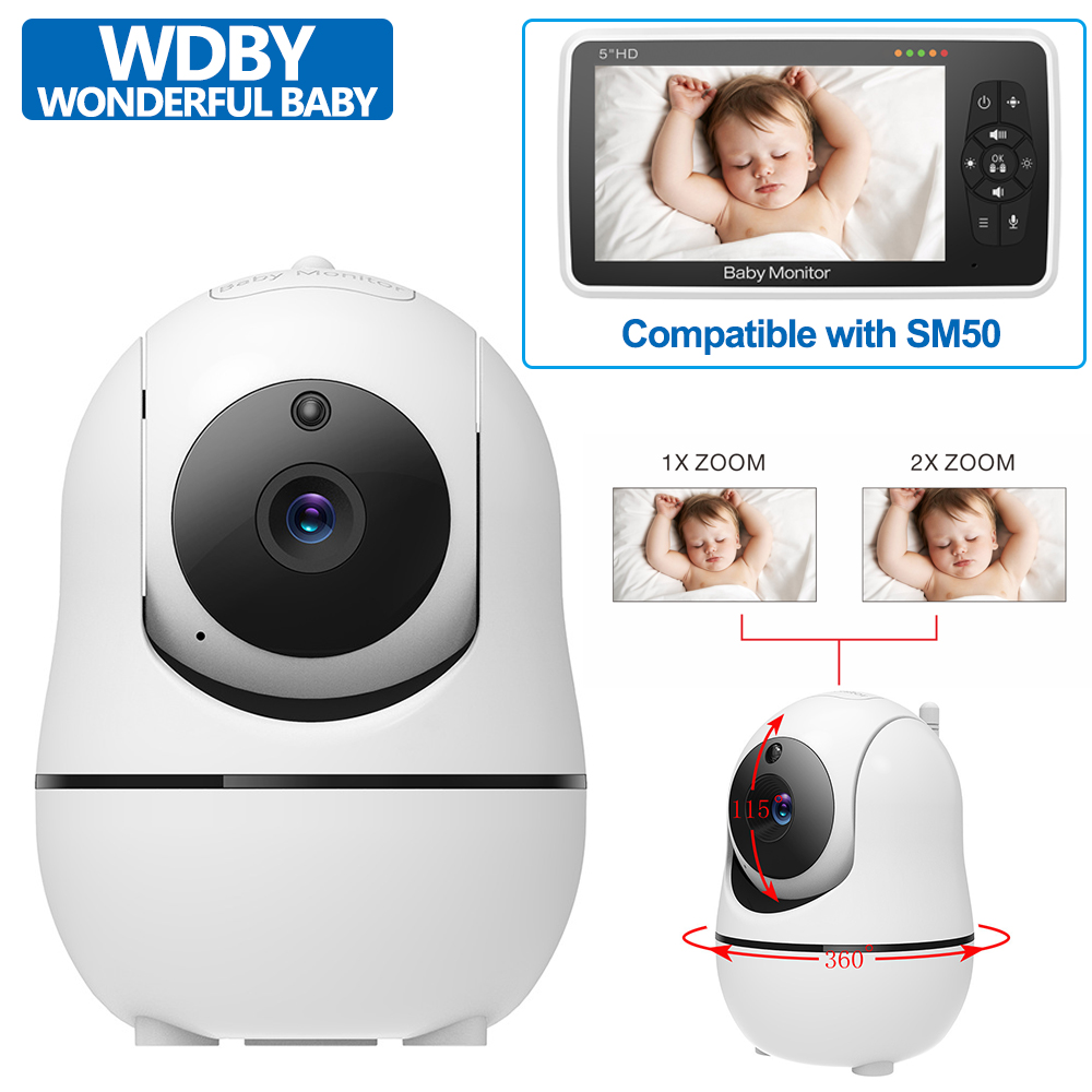 Baby Nursery Camera - Separate Kamera für SM50 Video-Babyphone, 4x