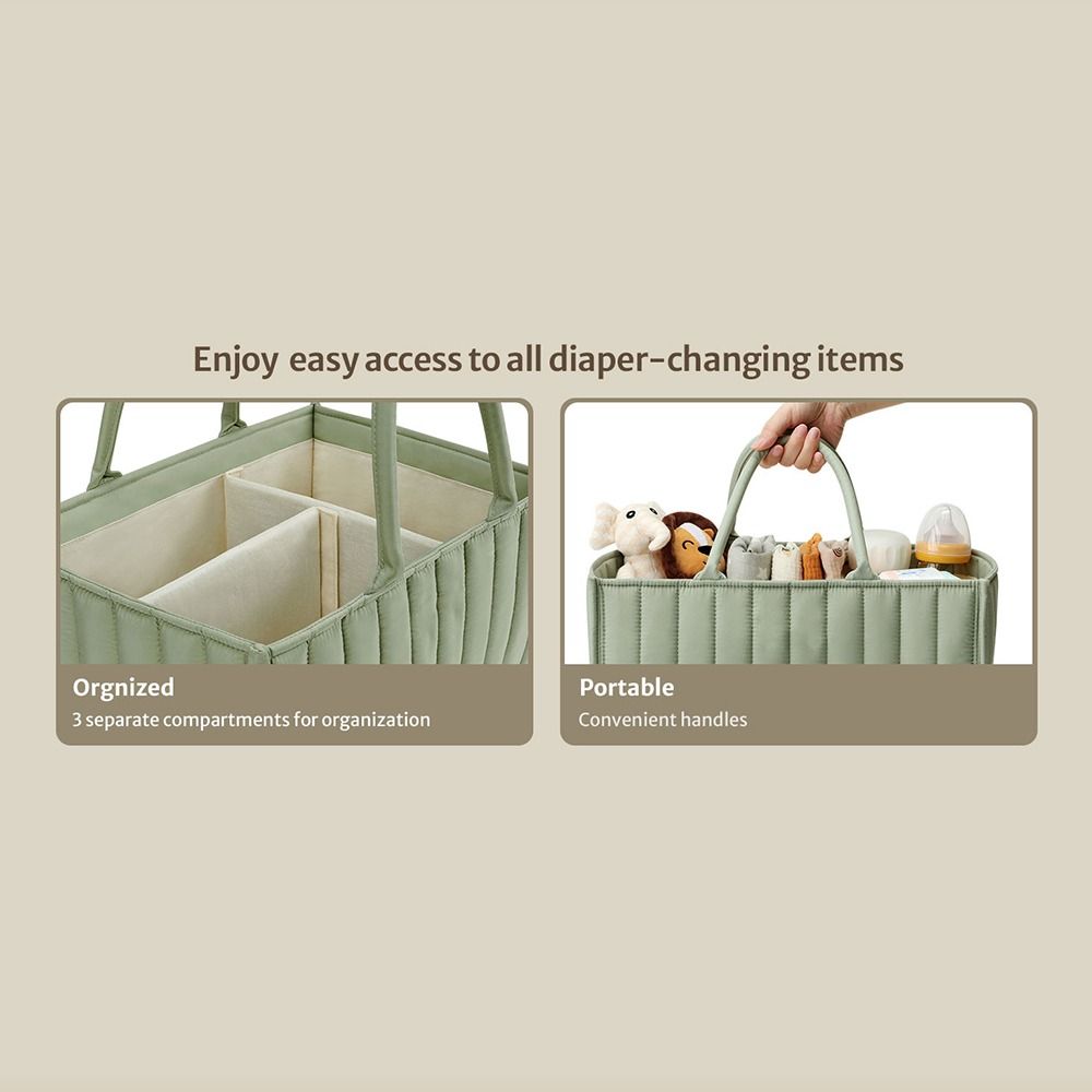 Baby Nursery Handles - Große Kapazität Baby Windel Lagerung Tasche