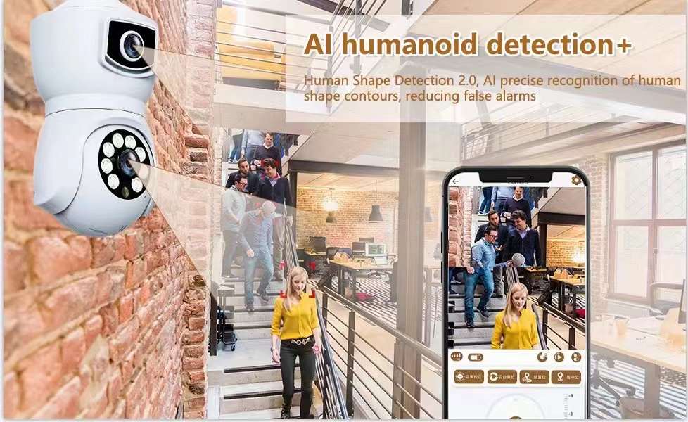 4MP V380/iCam365 APP Dual-Obje – Baby Monitor Split Screen Bewertung und Preis