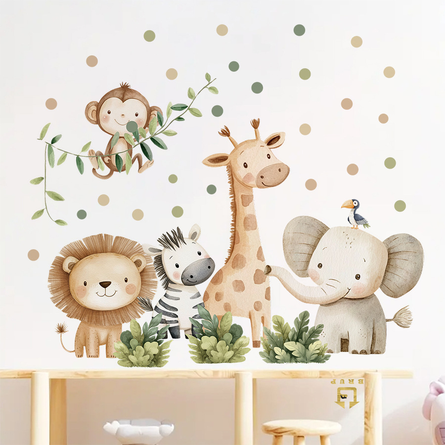 Boho Waldtiere Wandaufkleber f – Baby Nursery Giraffe Bewertung und Preis