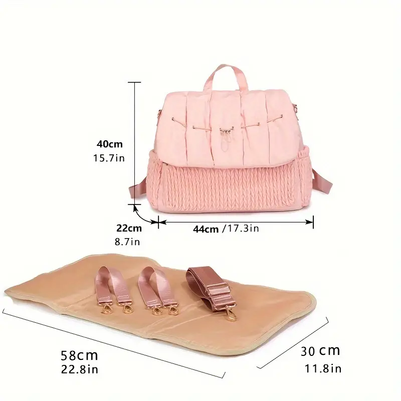 Große Kapazität Windel Kinderw – Baby Nursery Bags Bewertung und Preis