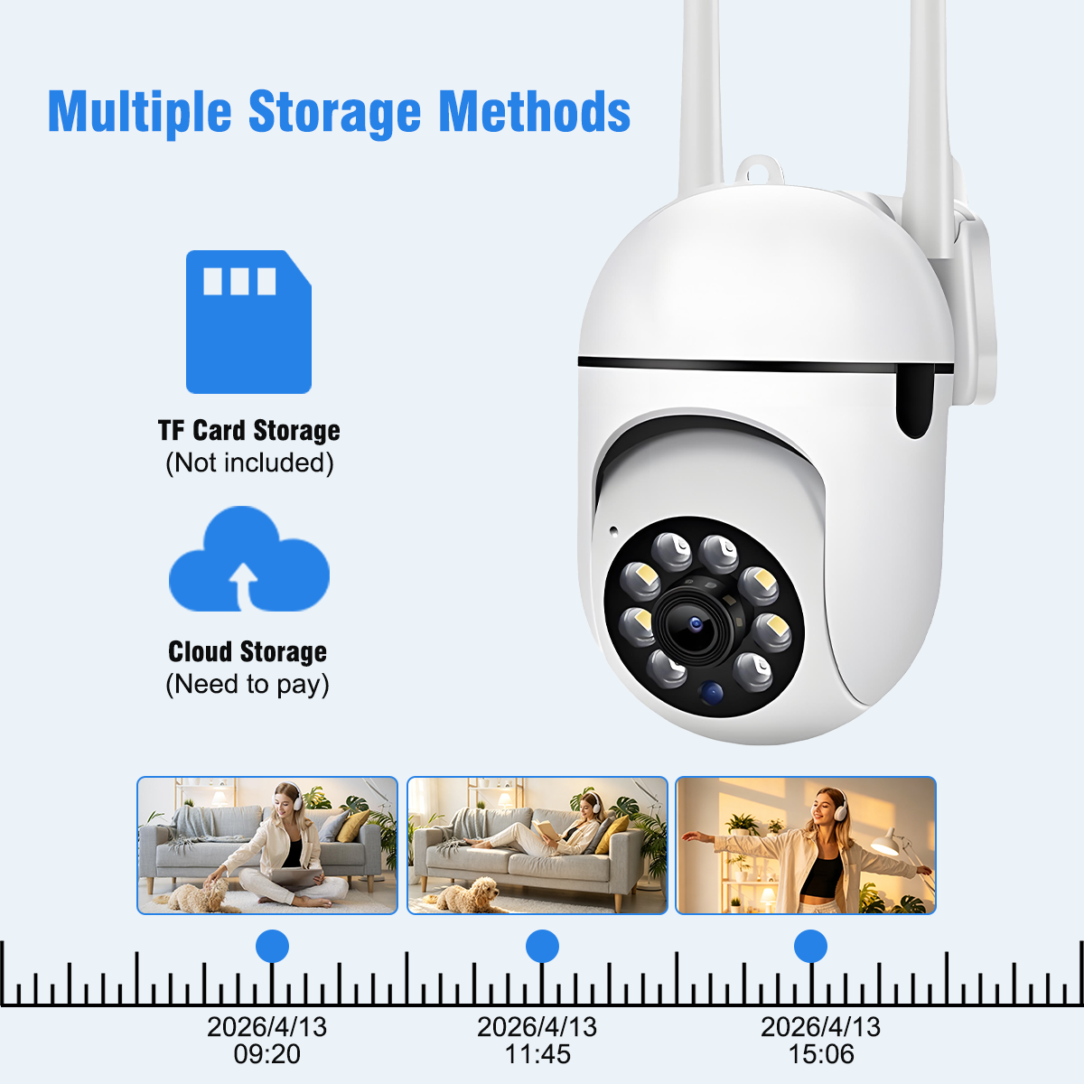 8MP WLAN-Außenkamera, 6MP, 4K  – Baby Nursery Camera Bewertung und Preis