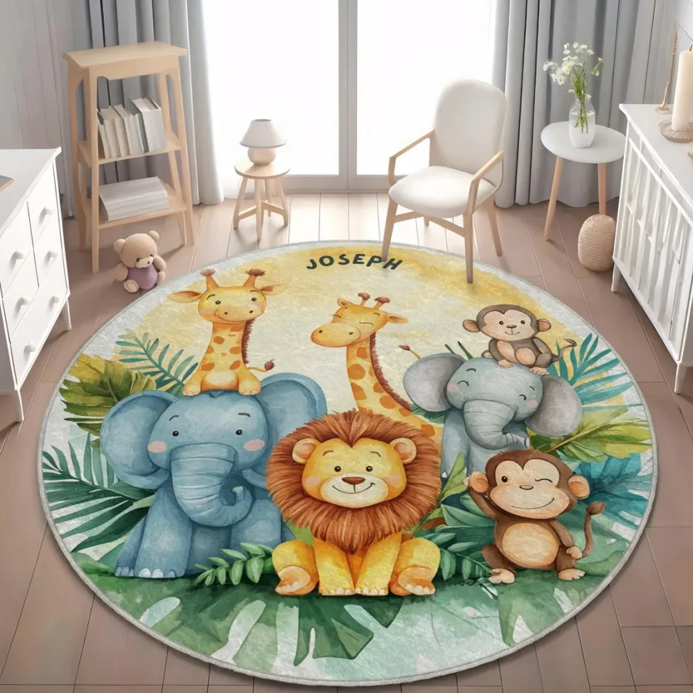 Wild Safari Tier Bodenmatte Gi – Baby Nursery Giraffe Bewertung und Preis
