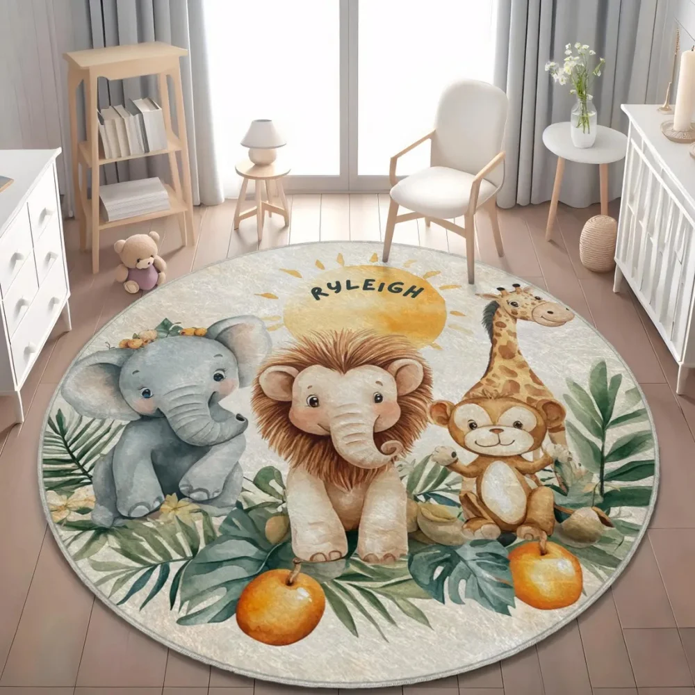 Wild Safari Tier Bodenmatte Gi – Baby Nursery Giraffe Bewertung und Preis