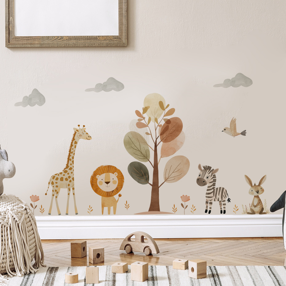 Wandaufkleber mit Cartoon-Moti – Baby Nursery Giraffe Bewertung und Preis