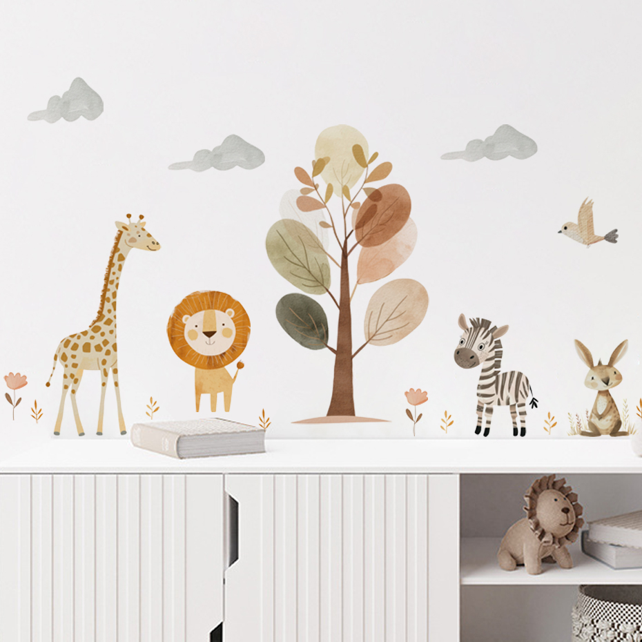 Wandaufkleber mit Cartoon-Moti – Baby Nursery Giraffe Bewertung und Preis