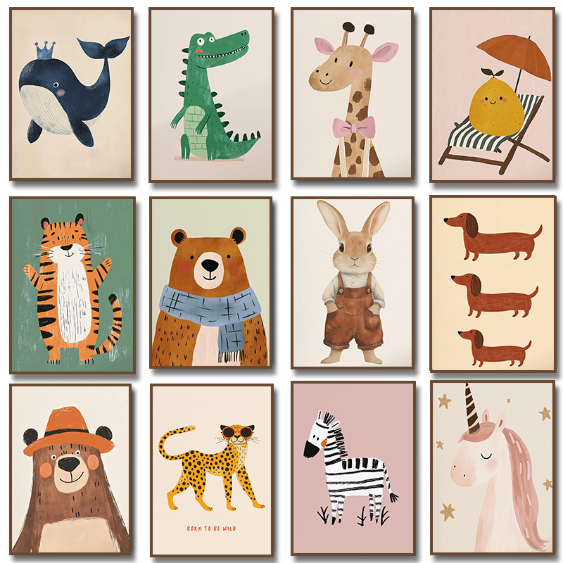 Niedliche Tier-Illustration Po – Baby Nursery Giraffe Bewertung und Preis