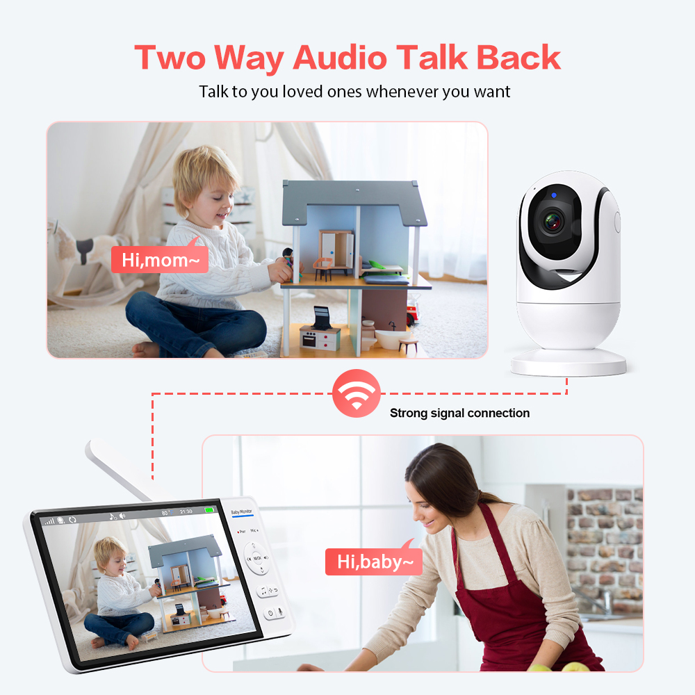 Video Baby Monitor 7'' 1080P H – Baby Nursery Camera Bewertung und Preis
