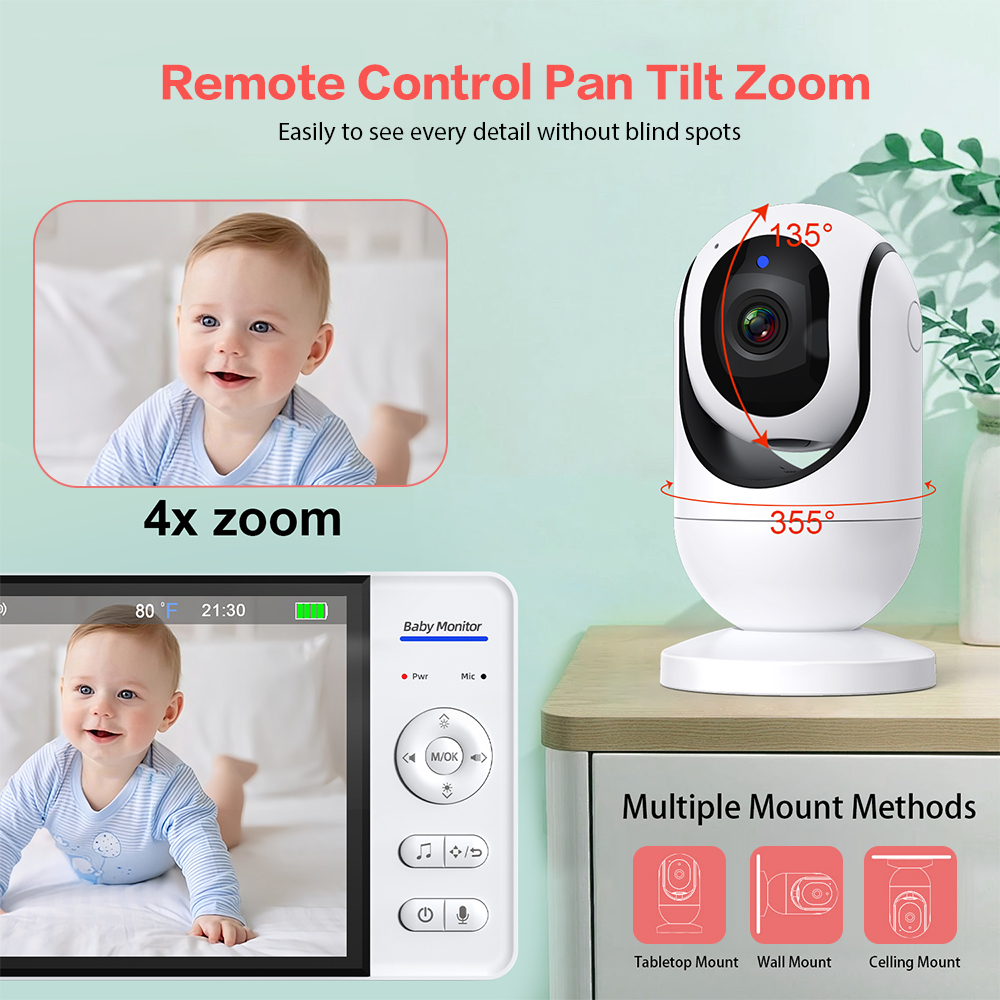 Video Baby Monitor 7'' 1080P H – Baby Nursery Camera Bewertung und Preis