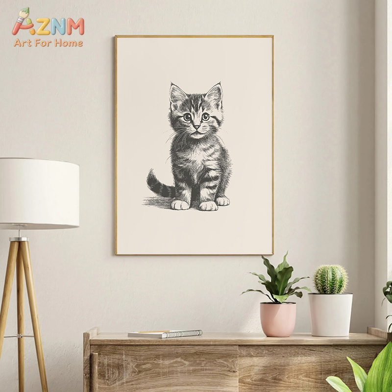 AZNM Vintage-Skizzen-Leinwandb – Baby Nursery Vintage Decor Bewertung und Preis