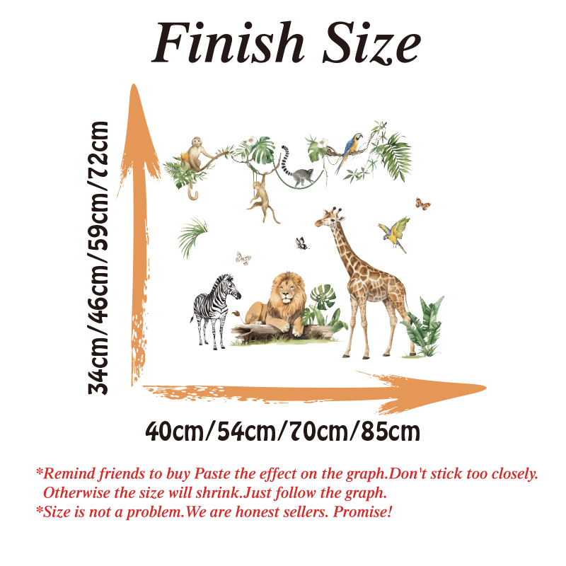 Große Dschungel Tier tropische – Baby Nursery Giraffe Bewertung und Preis