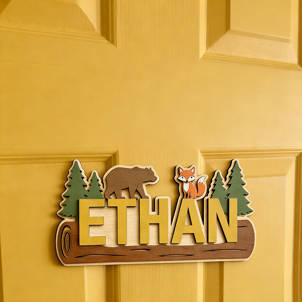 Personalisiertes Holzschild mi – Baby Nursery Kids Bewertung und Preis