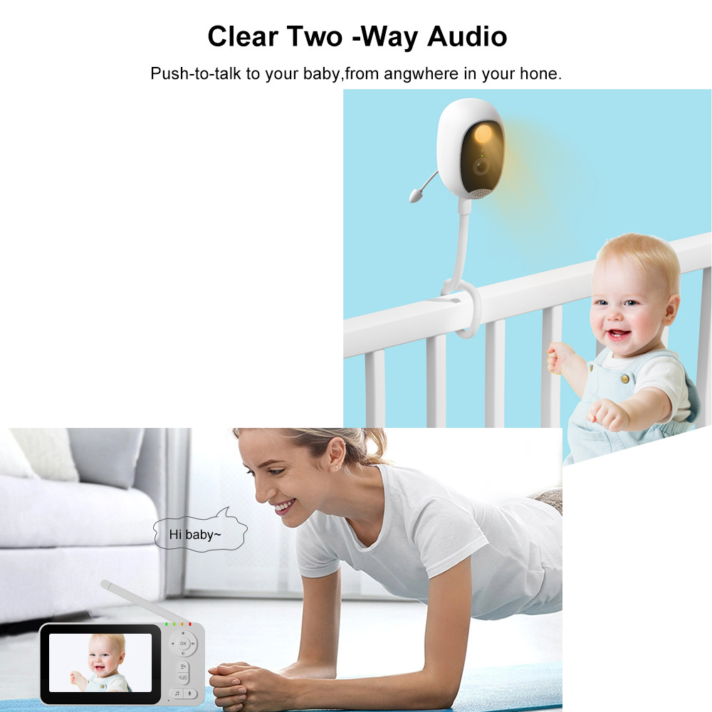 4,3-Zoll Intelligenter Babymon – Baby Nursery Camera Bewertung und Preis