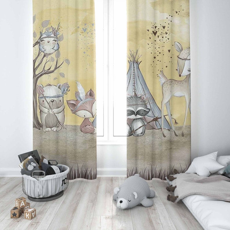 Boho Tiere Kinderzimmer Vorhan – Baby Nursery Youtube Bewertung und Preis