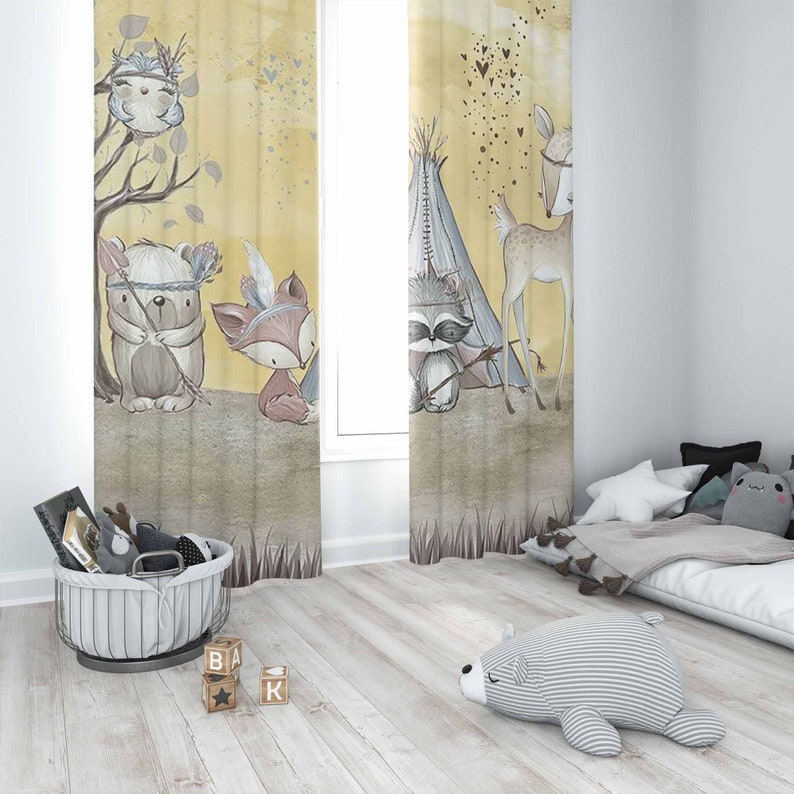 Boho Tiere Kinderzimmer Vorhan – Baby Nursery Youtube Bewertung und Preis