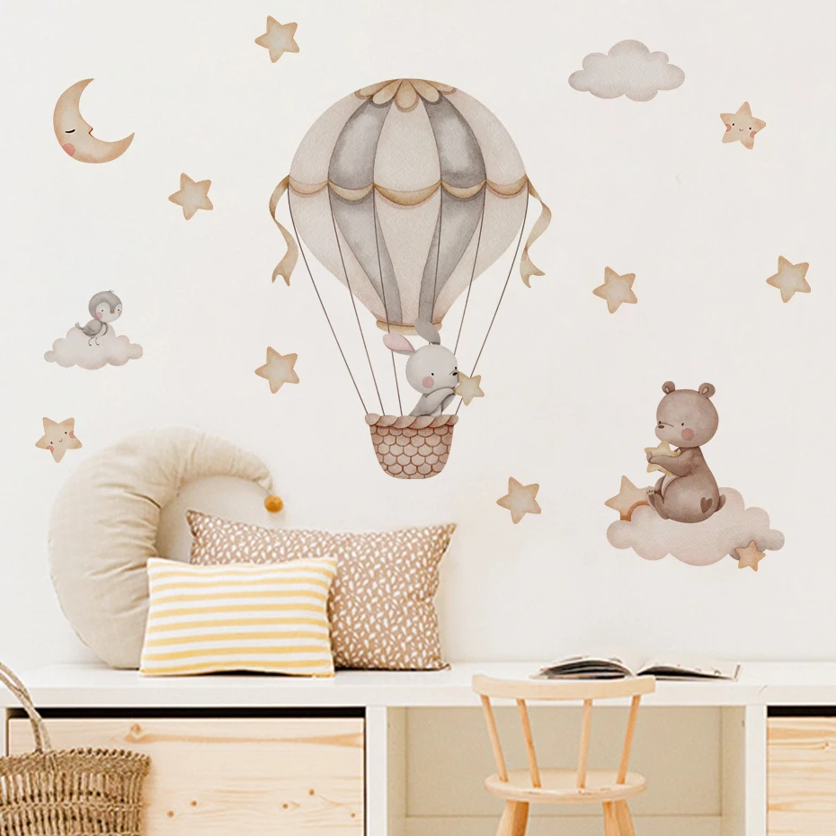 Aquarell Bär Heißluftballon Wo – Baby Nursery Hot Air Balloon Bewertung und Preis