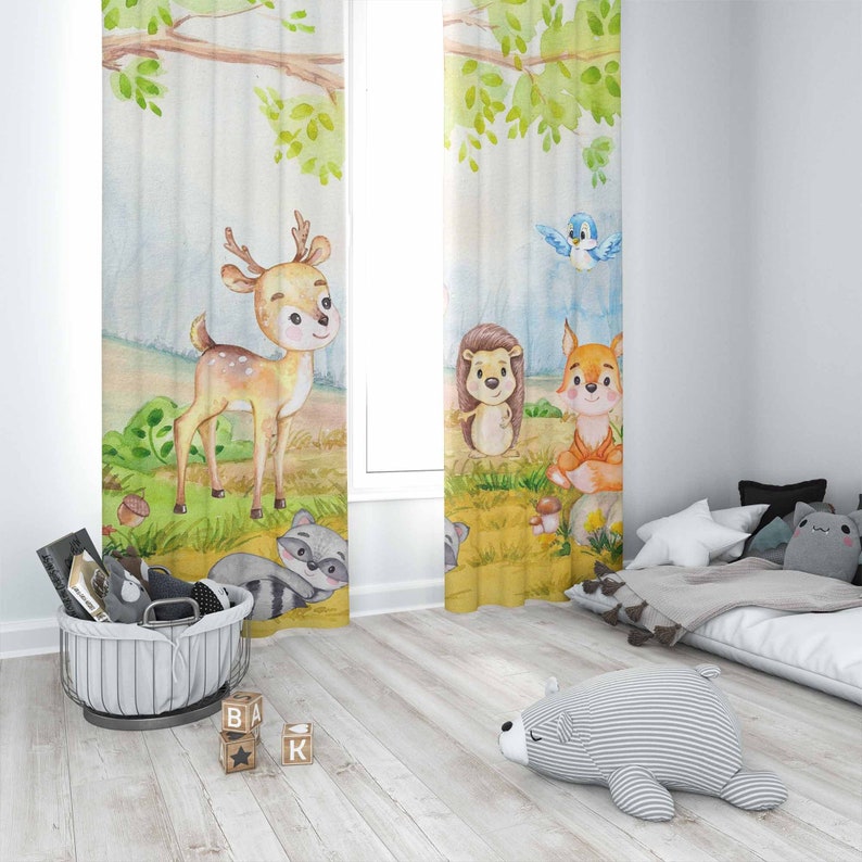 Waldtiere Vorhänge Kinder Schl – Baby Nursery Youtube Bewertung und Preis