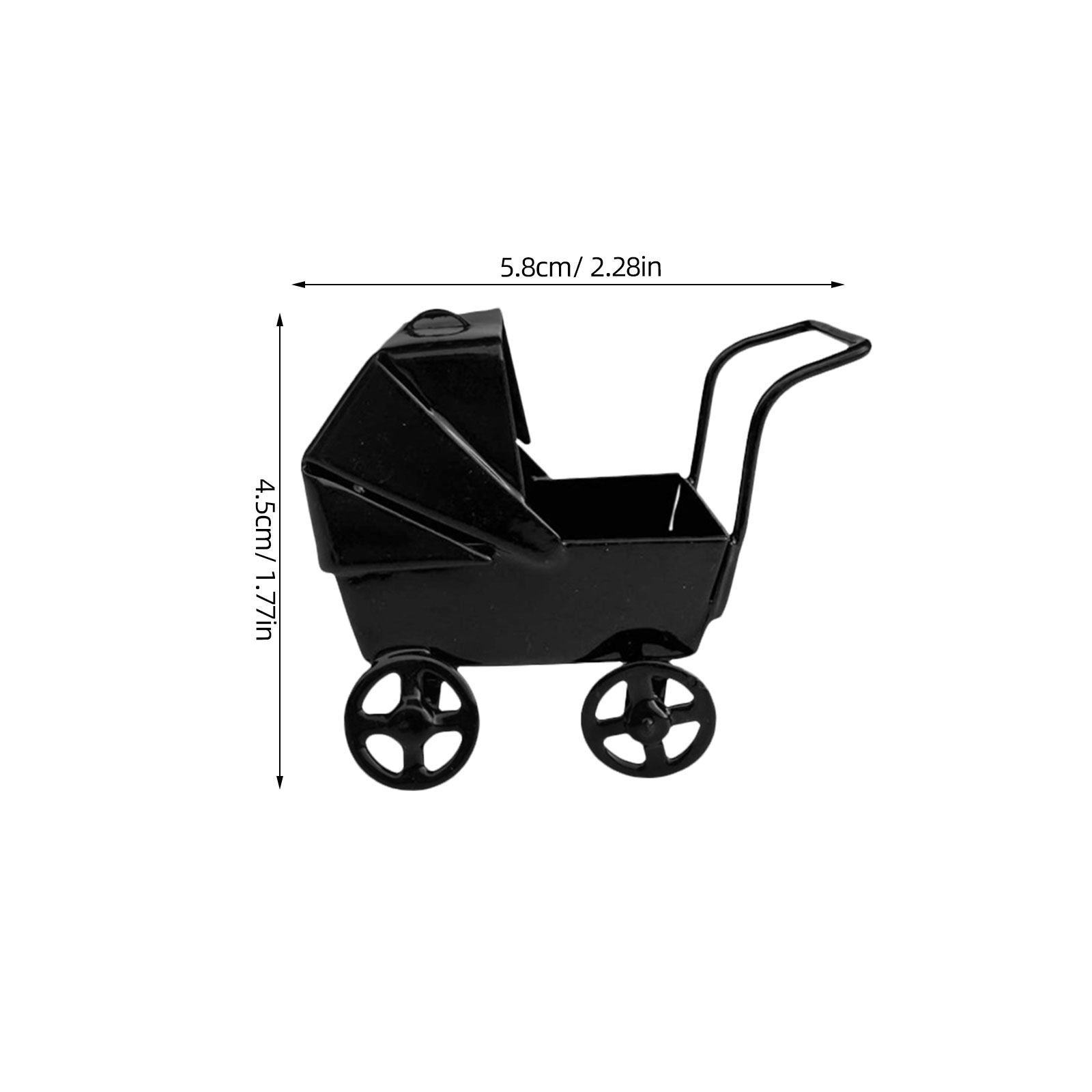 Miniatur-Eisen-Kinderwagen im  – Baby Nursery Vintage Decor Bewertung und Preis