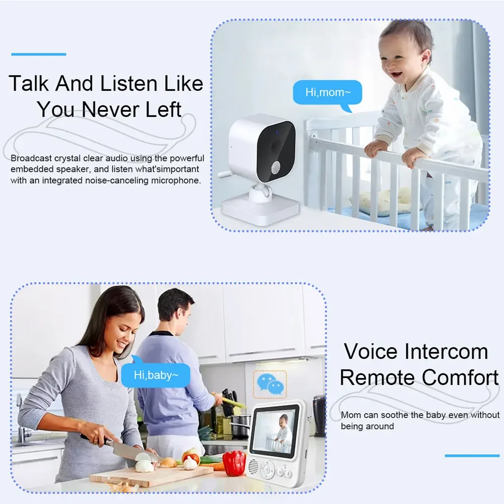 2,8 Zoll Video-Babyphone, Drah – Baby Nursery Camera Bewertung und Preis