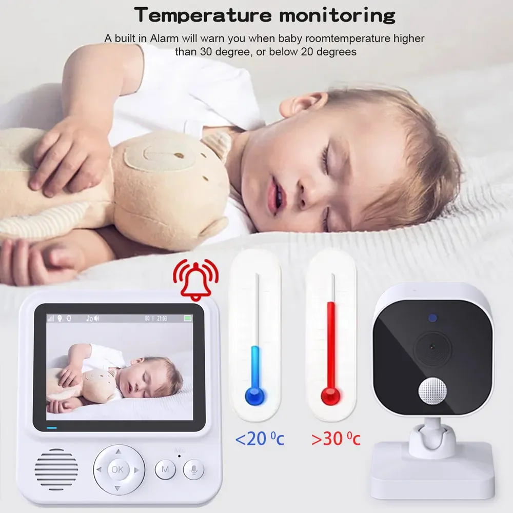 2,8 Zoll Video-Babyphone, Drah – Baby Nursery Camera Bewertung und Preis