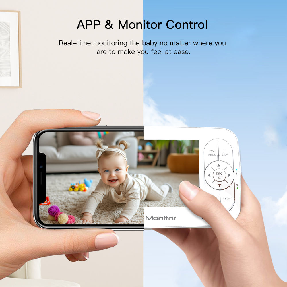 5 zoll 2MP 1080P APP Fernbedie – Baby Nursery Camera Bewertung und Preis