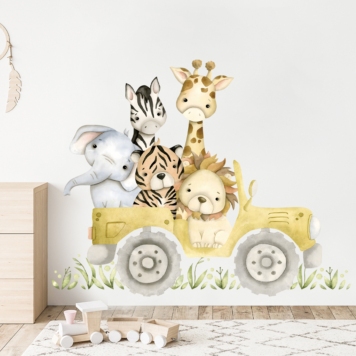 Niedliche Tiere Drive Jeep Wan – Baby Nursery Giraffe Bewertung und Preis
