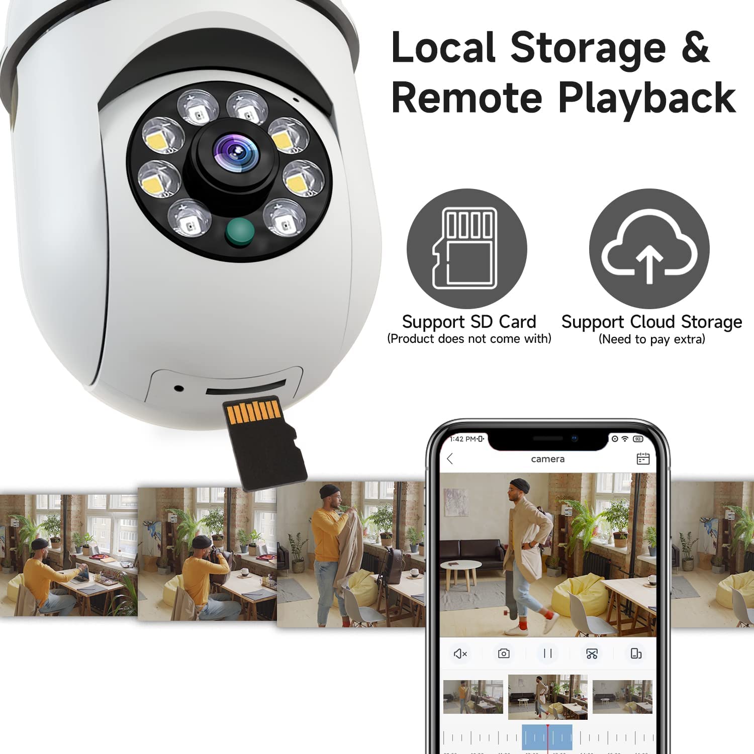 8MP E27 Birne Überwachungskame – Baby Nursery Camera Bewertung und Preis