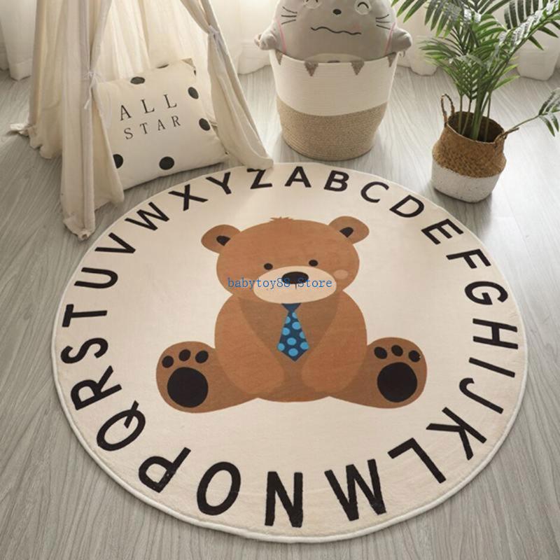 Y4UD Cartoon Tier Druck Baby f – Baby Nursery Carpet Bewertung und Preis