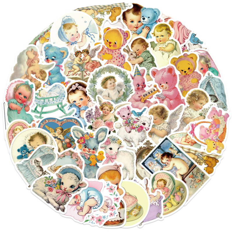 50 Stück Vintage Baby-Aufklebe – Baby Nursery Vintage Decor Bewertung und Preis