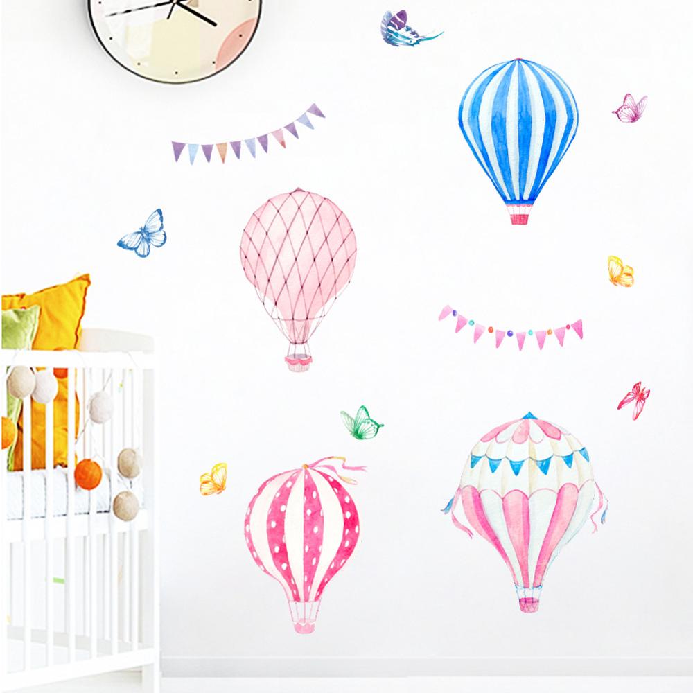 Cartoon Heißluftballon Wandauf – Baby Nursery Hot Air Balloon Bewertung und Preis