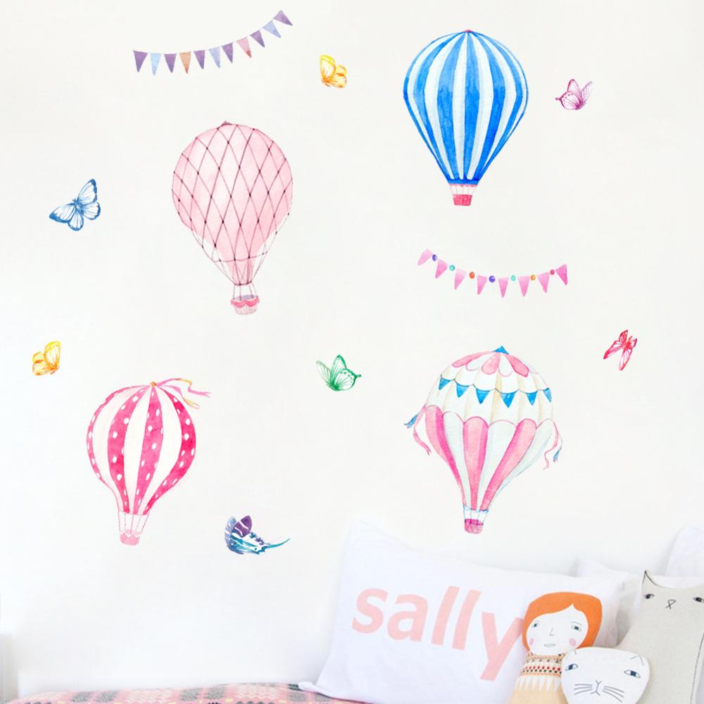 Cartoon Heißluftballon Wandauf – Baby Nursery Hot Air Balloon Bewertung und Preis