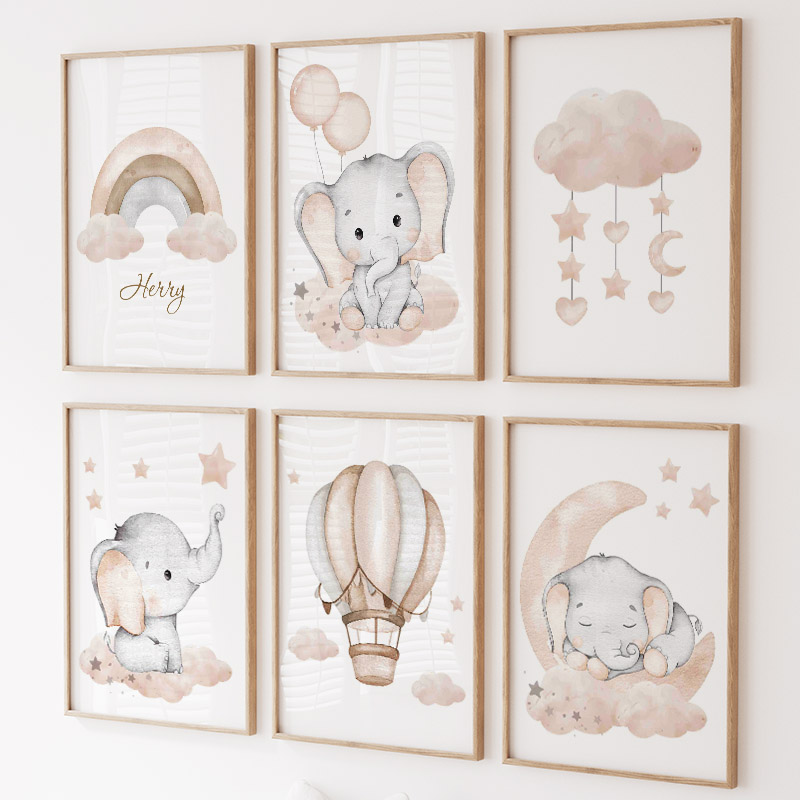 Niedlicher Elefant, heißer Bal – Baby Nursery Kids Bewertung und Preis