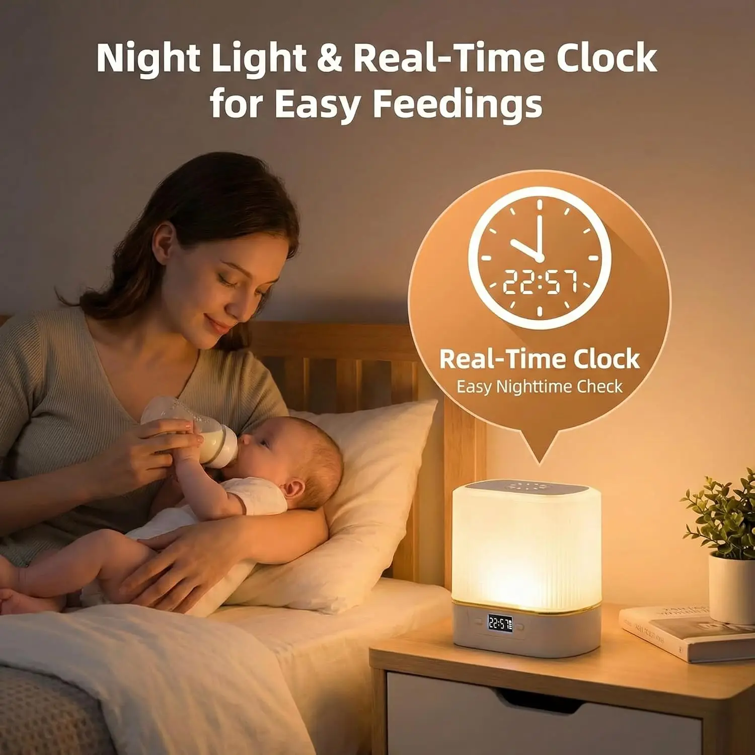 LED-Nachtlicht Nachttischlampe – Baby Nursery Light Bewertung und Preis
