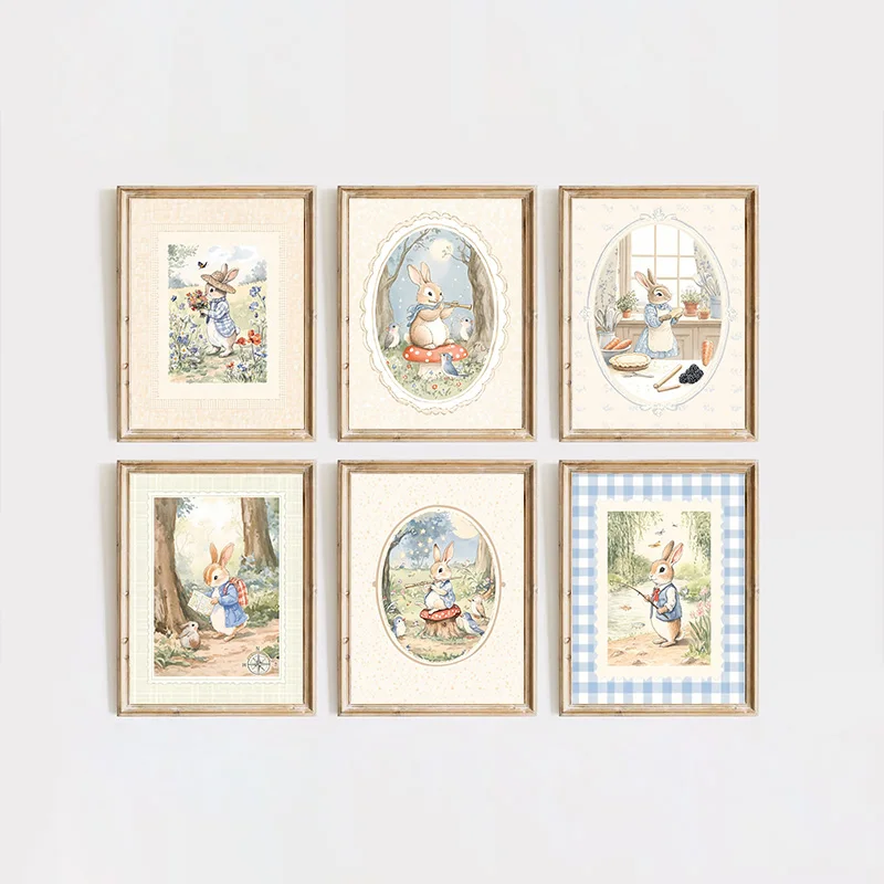 Vintage Boho Blau Kariertes Ka – Baby Nursery Vintage Decor Bewertung und Preis