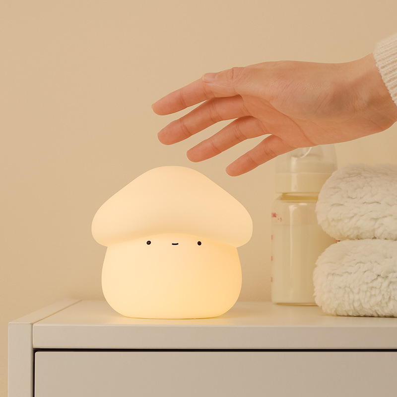 1 Stück Pilzkopf-Silikon-Nacht – Baby Nursery Light Bewertung und Preis