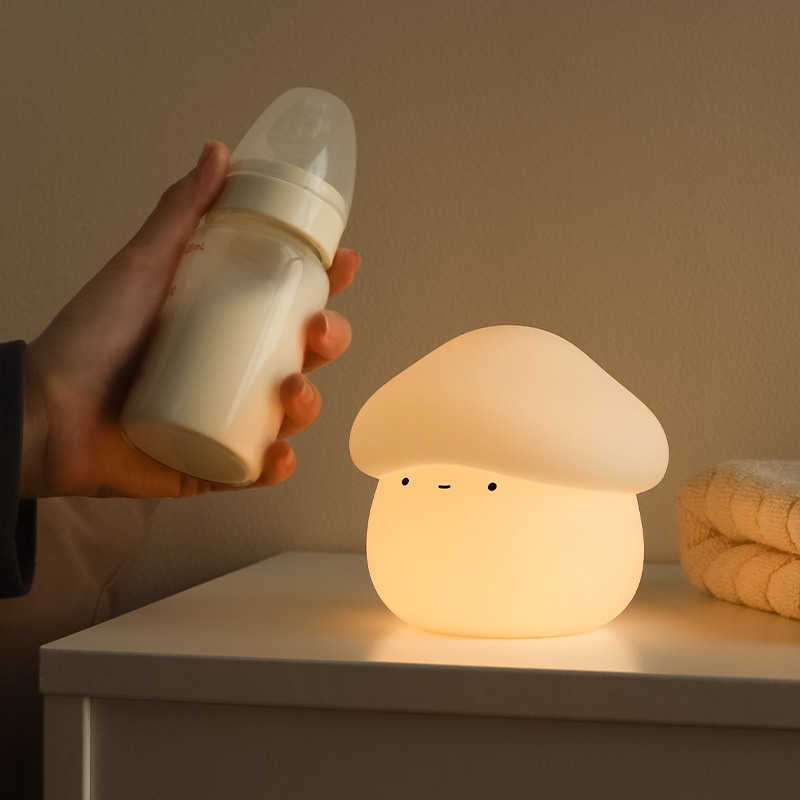 1 Stück Pilzkopf-Silikon-Nacht – Baby Nursery Light Bewertung und Preis