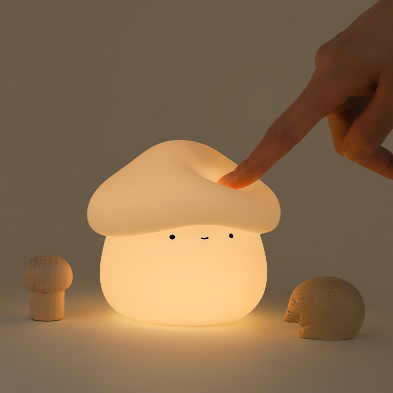 1 Stück Pilzkopf-Silikon-Nacht – Baby Nursery Light Bewertung und Preis