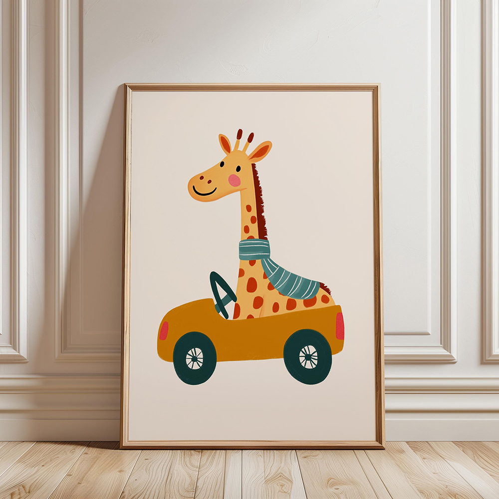 Zirkus-Affe-Wandkunst, Geburts – Baby Nursery Giraffe Bewertung und Preis