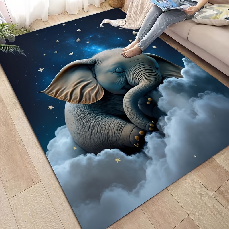 Verträumter Elefantenteppich f – Baby Nursery Carpet Bewertung und Preis
