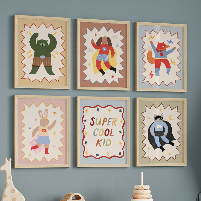 Lustige Cartoon-Wandkunst für  – Baby Nursery Kids Bewertung und Preis