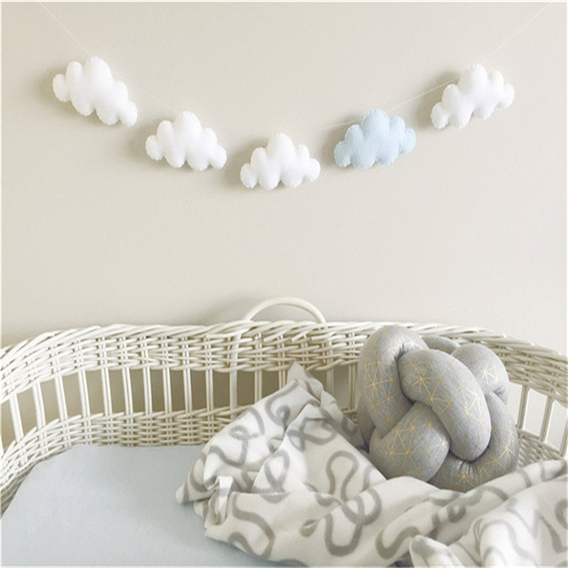 Nordic Filz Wolke Girlanden St – Baby Nursery Fabric Bewertung und Preis