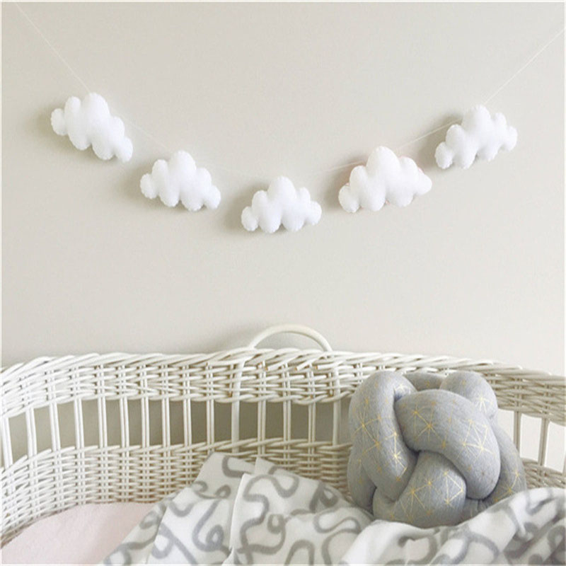 Nordic Filz Wolke Girlanden St – Baby Nursery Fabric Bewertung und Preis